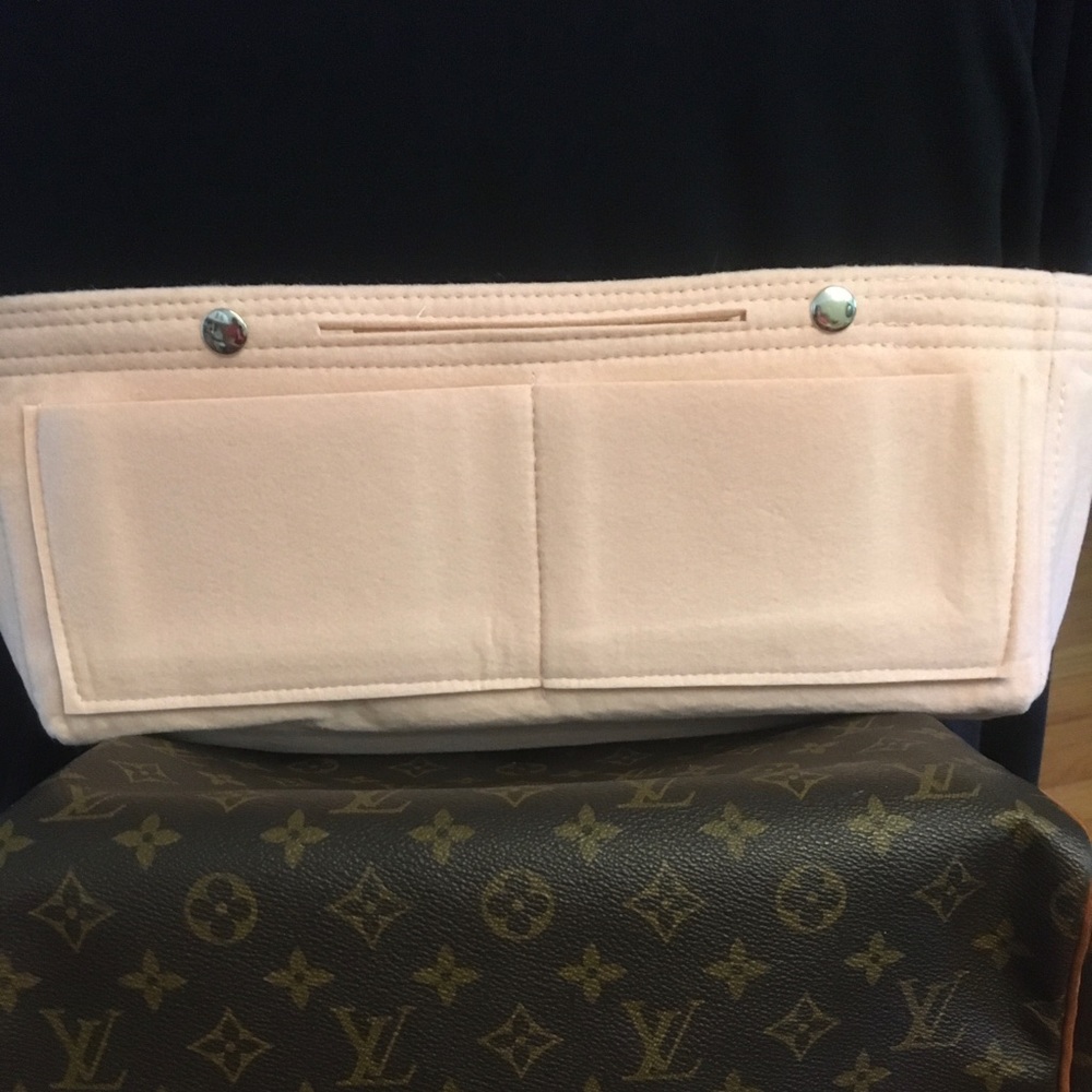 NWT Purse tote Large insert shaper pale pink MM